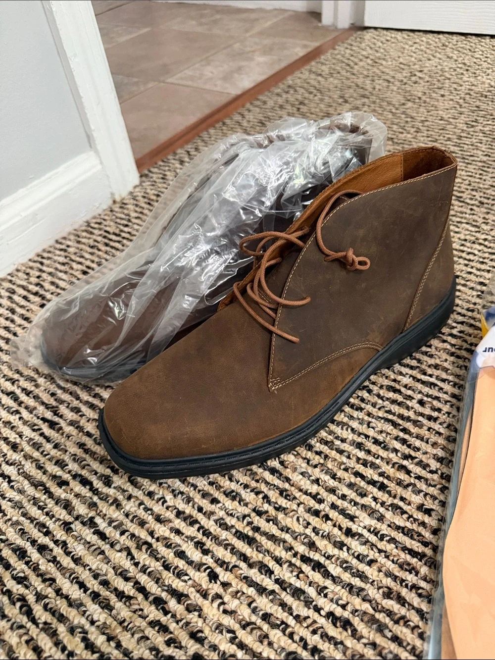 Dr. Comfort Men's Brown Chukka Boots